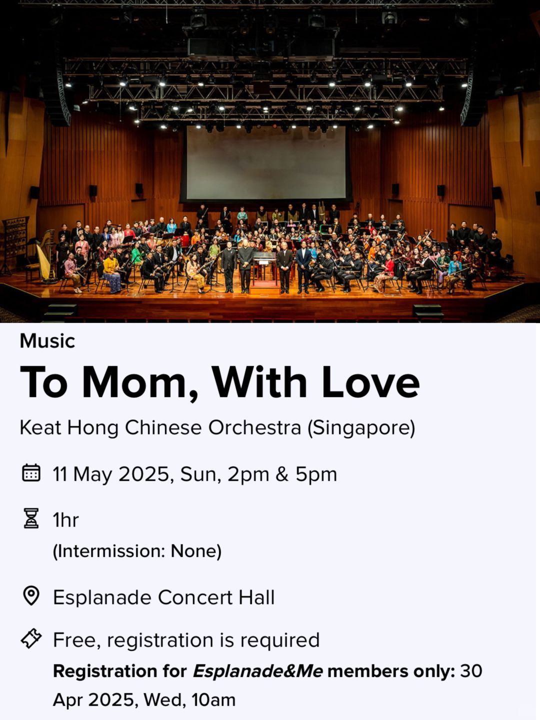 【下周活动】母亲节免费音乐会，麦当劳$1咖啡，任天堂快闪店，国家美术馆密室逃脱，文化遗产节等你来
