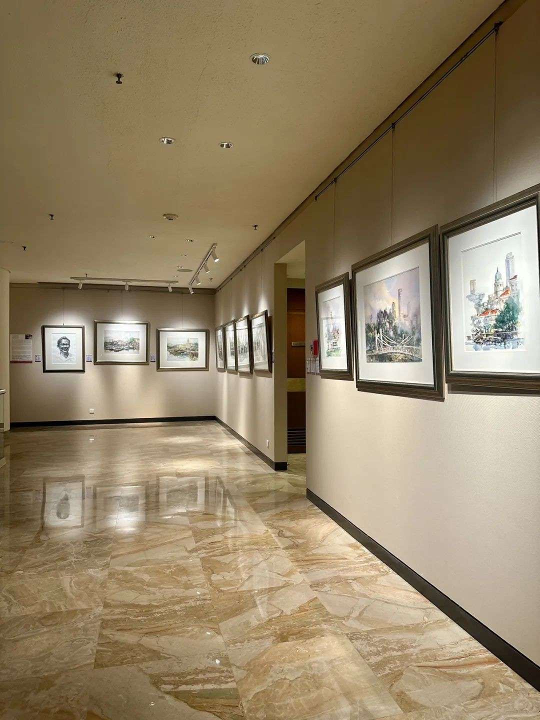 新加坡河、小印度、板球俱乐部...水彩大师白荣盛《时代印迹》画展带你重游经典