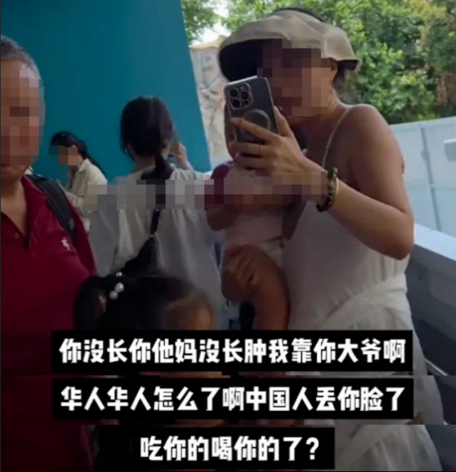 网传华人妈妈新加坡环球影城插队被怼,引发“中国人素质”争议