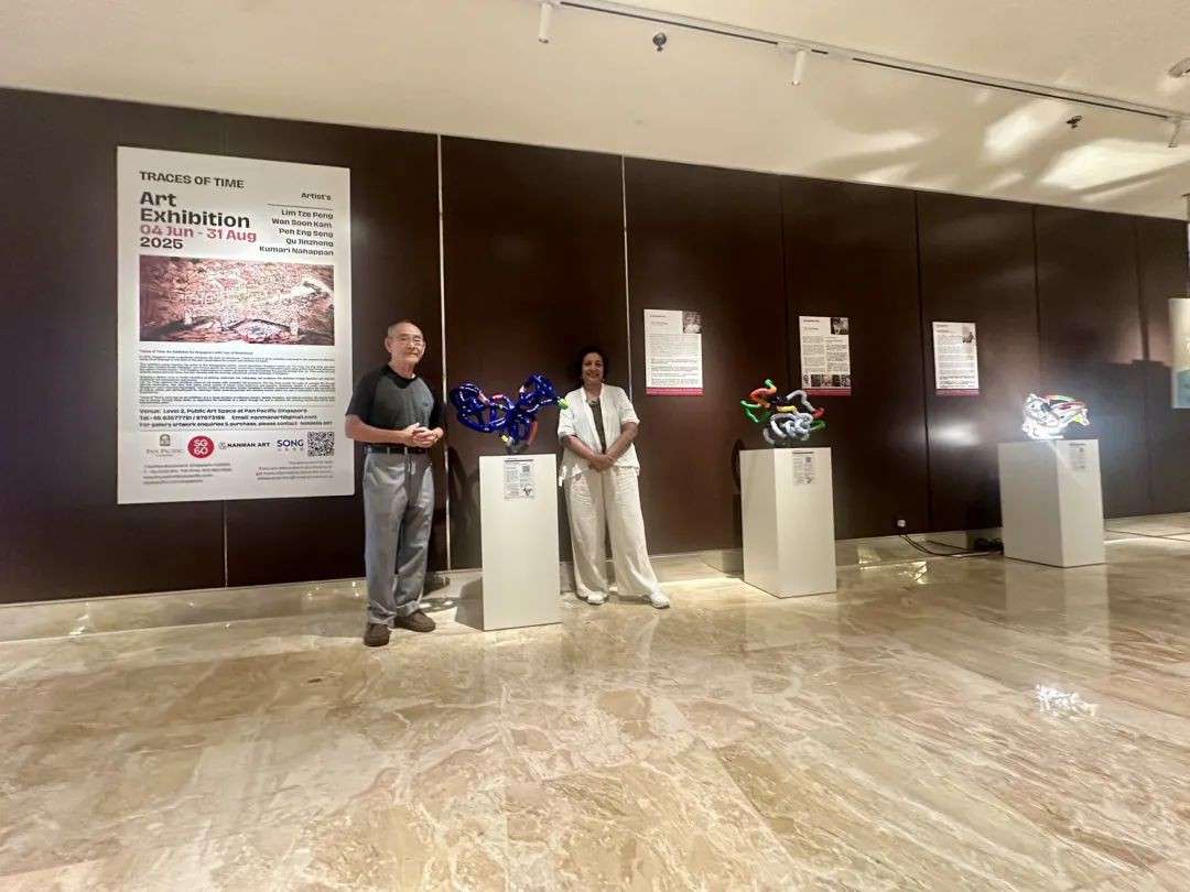 仅剩5天!新加坡联名画展即将谢幕,看青铜彩虹的最后机会