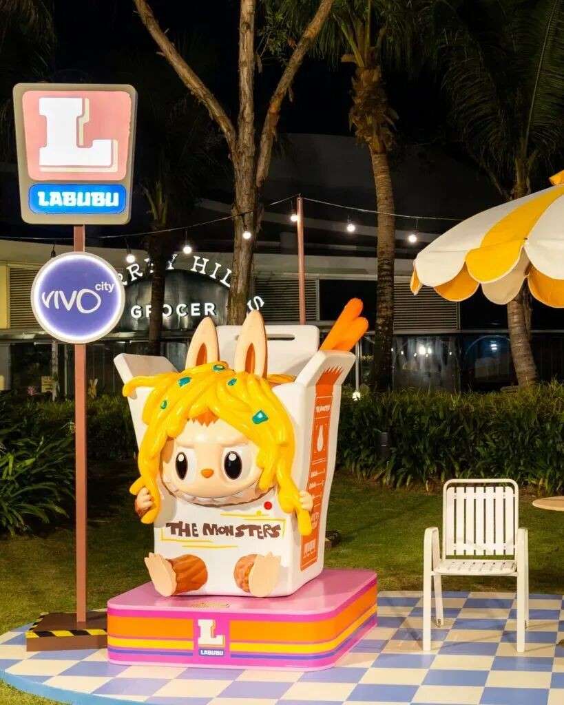 新加坡这里开了一家拉布布快闪店