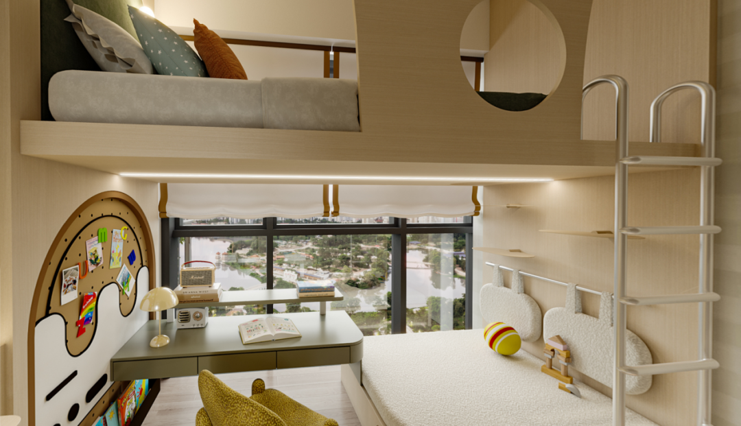 嘉湖庭The LakeGarden Residences顶层复式Penthouse，裕廊湖区顶配私宅之选
