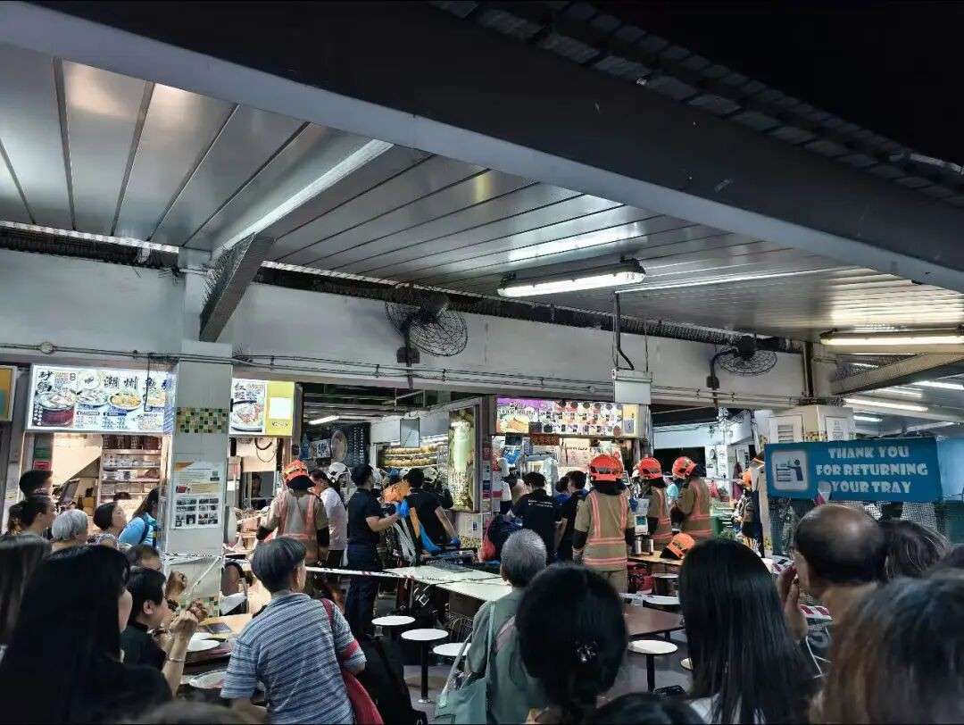 爆出连连惨叫声!新加坡小贩中心发生罕见惨祸!