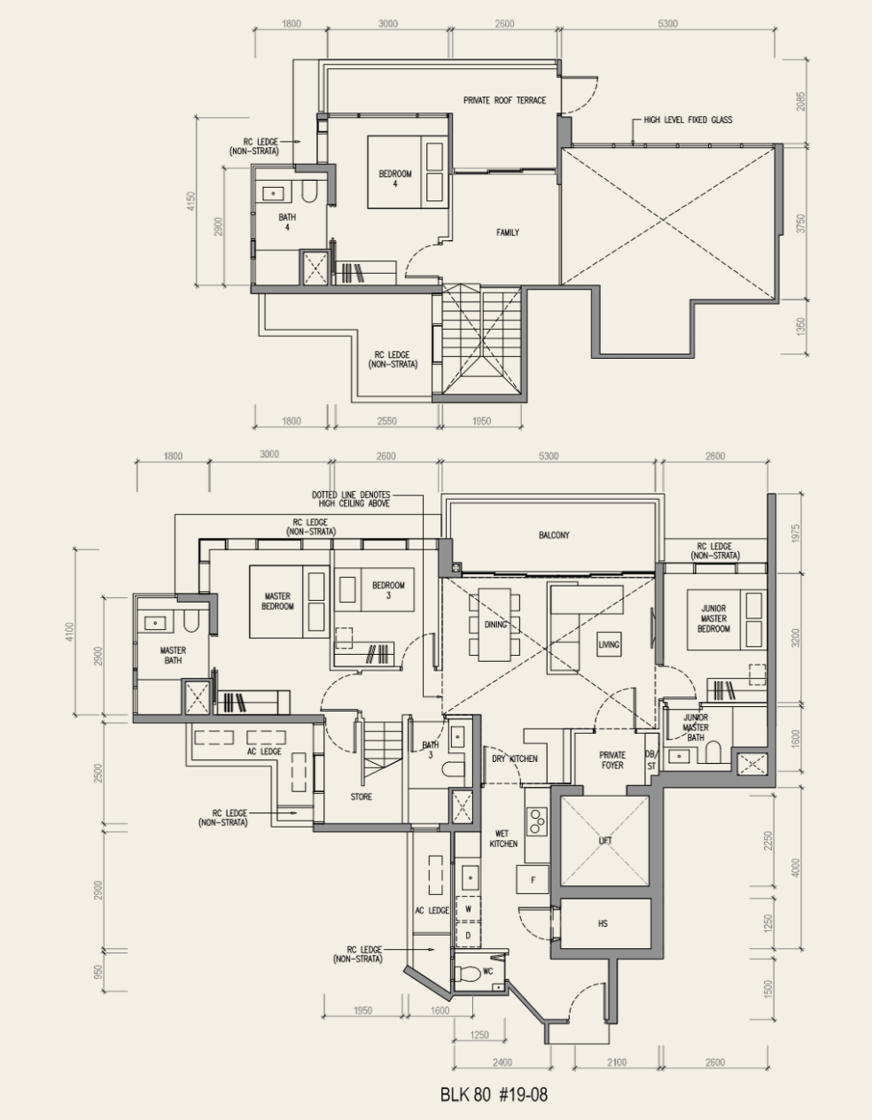 嘉湖庭The LakeGarden Residences顶层复式Penthouse，裕廊湖区顶配私宅之选
