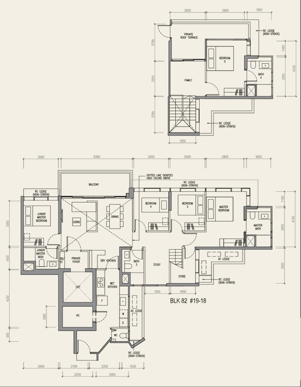 嘉湖庭The LakeGarden Residences顶层复式Penthouse，裕廊湖区顶配私宅之选