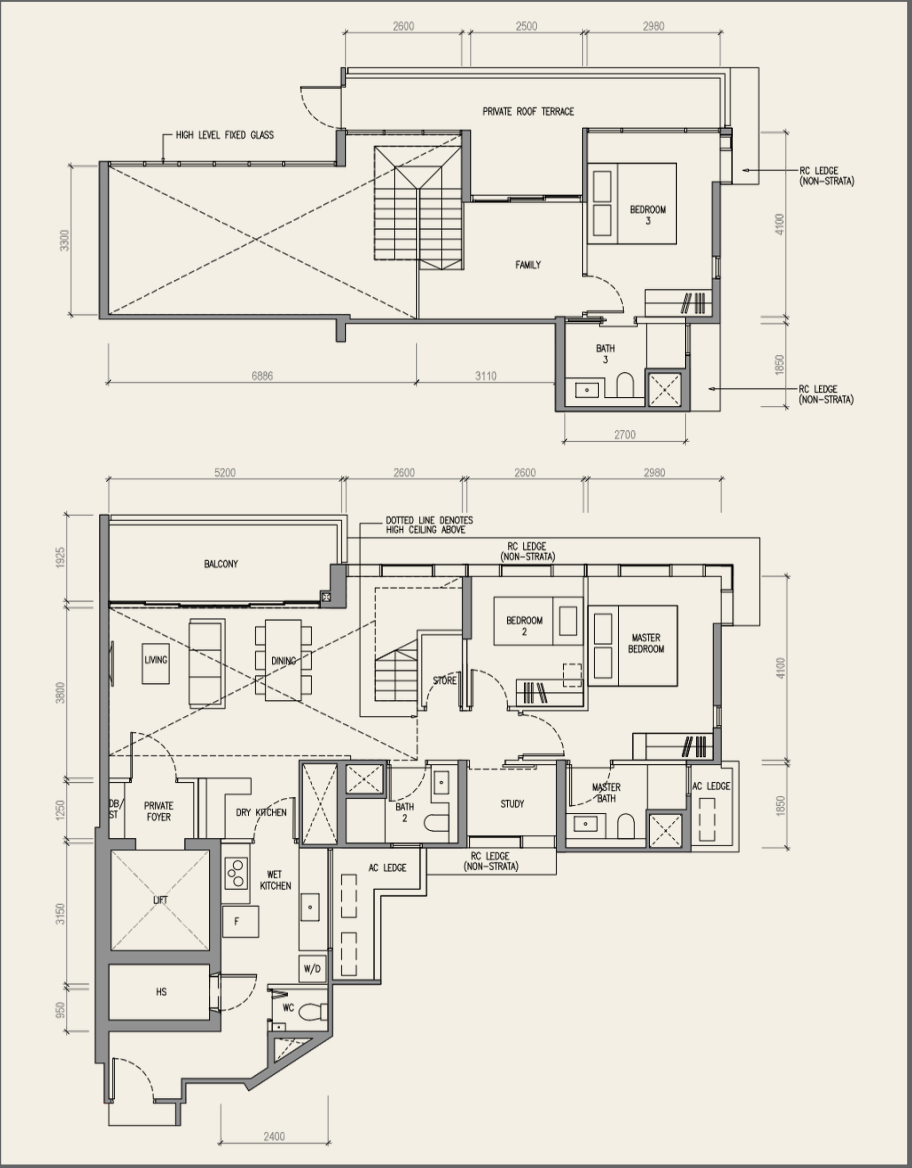 嘉湖庭The LakeGarden Residences顶层复式Penthouse，裕廊湖区顶配私宅之选