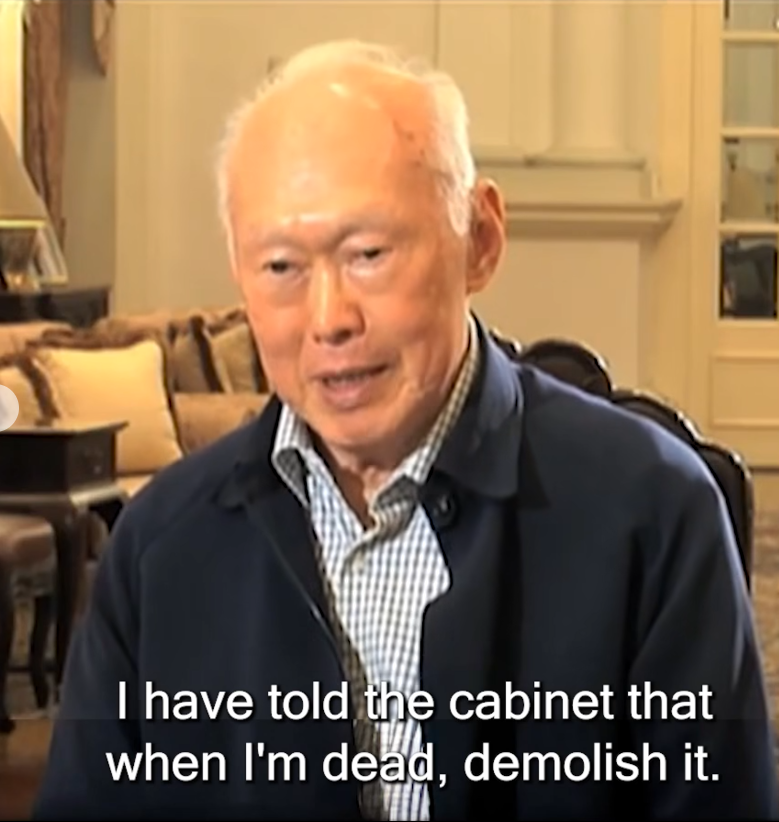 李显扬发文,这里将成为埋汰李光耀的耻辱柱