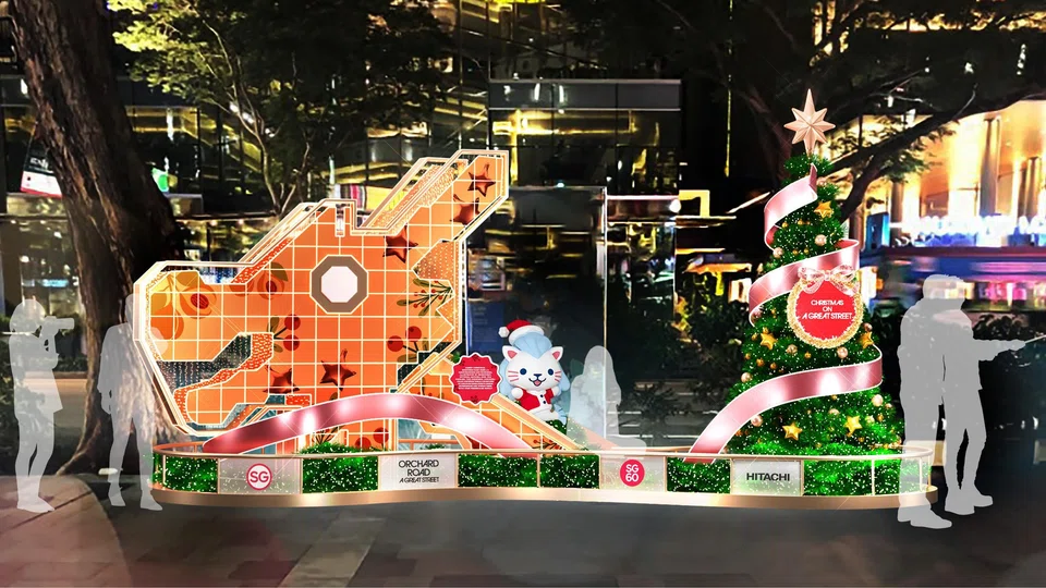 乌节路圣诞亮灯已上线！灯光+飘雪+3D投影+派对狂欢