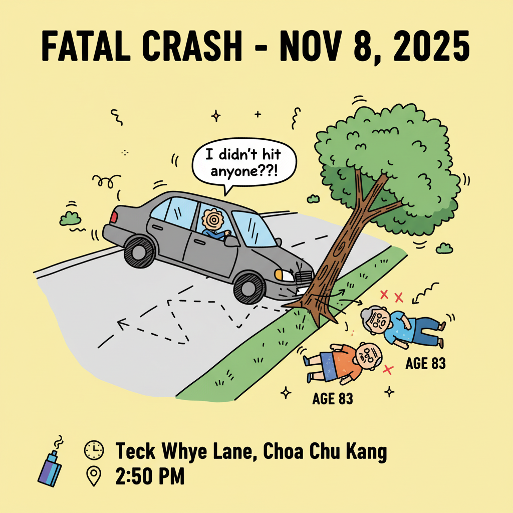 新加坡致幻电子烟导致车祸频发，一男子驾车抽烟酿一死一伤