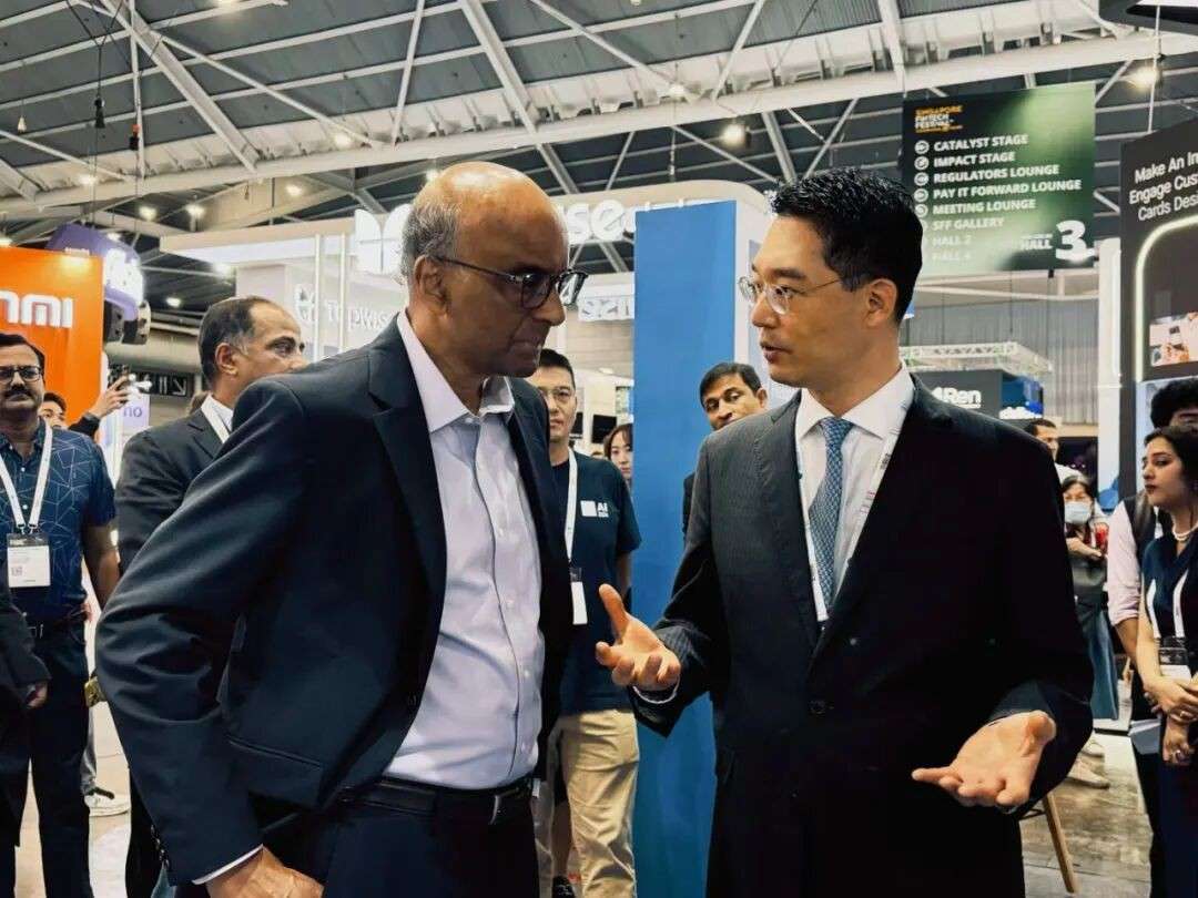 副总理刚走,新加坡总统亲临,金融科技节有多好看?