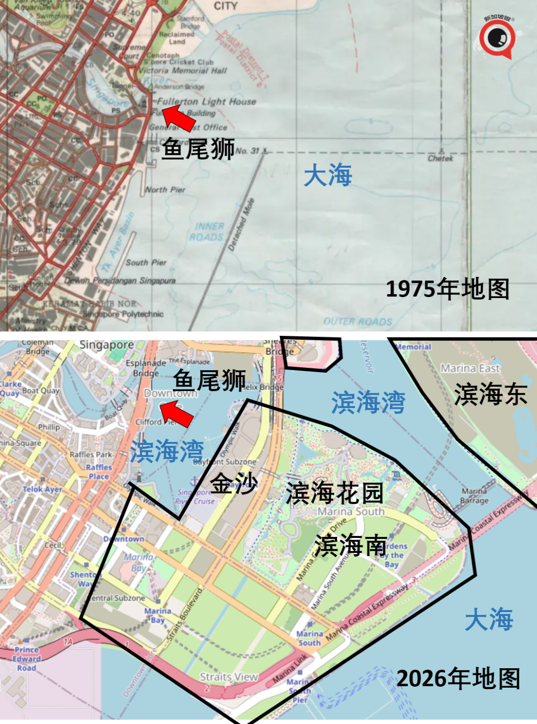 穷游新加坡:鱼尾狮公园教科书级别逛法,周边还有隐藏彩蛋