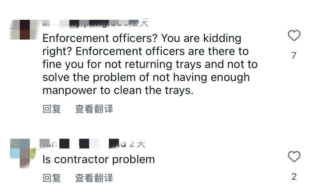 午餐高峰“碗碟随处乱放”?新加坡小贩中心这一幕,把大家看懵了