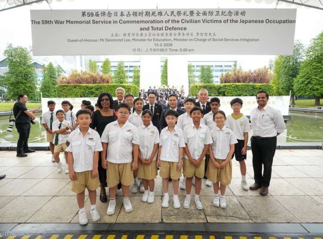 新加坡举行日军占领时期遇难平民悼念仪式，500人出席