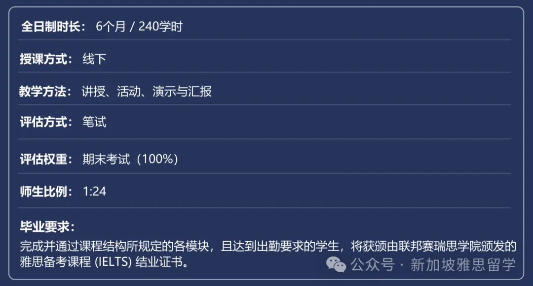“在新加坡备考雅思的那一个月,我才发现自己一直在做无用功!”