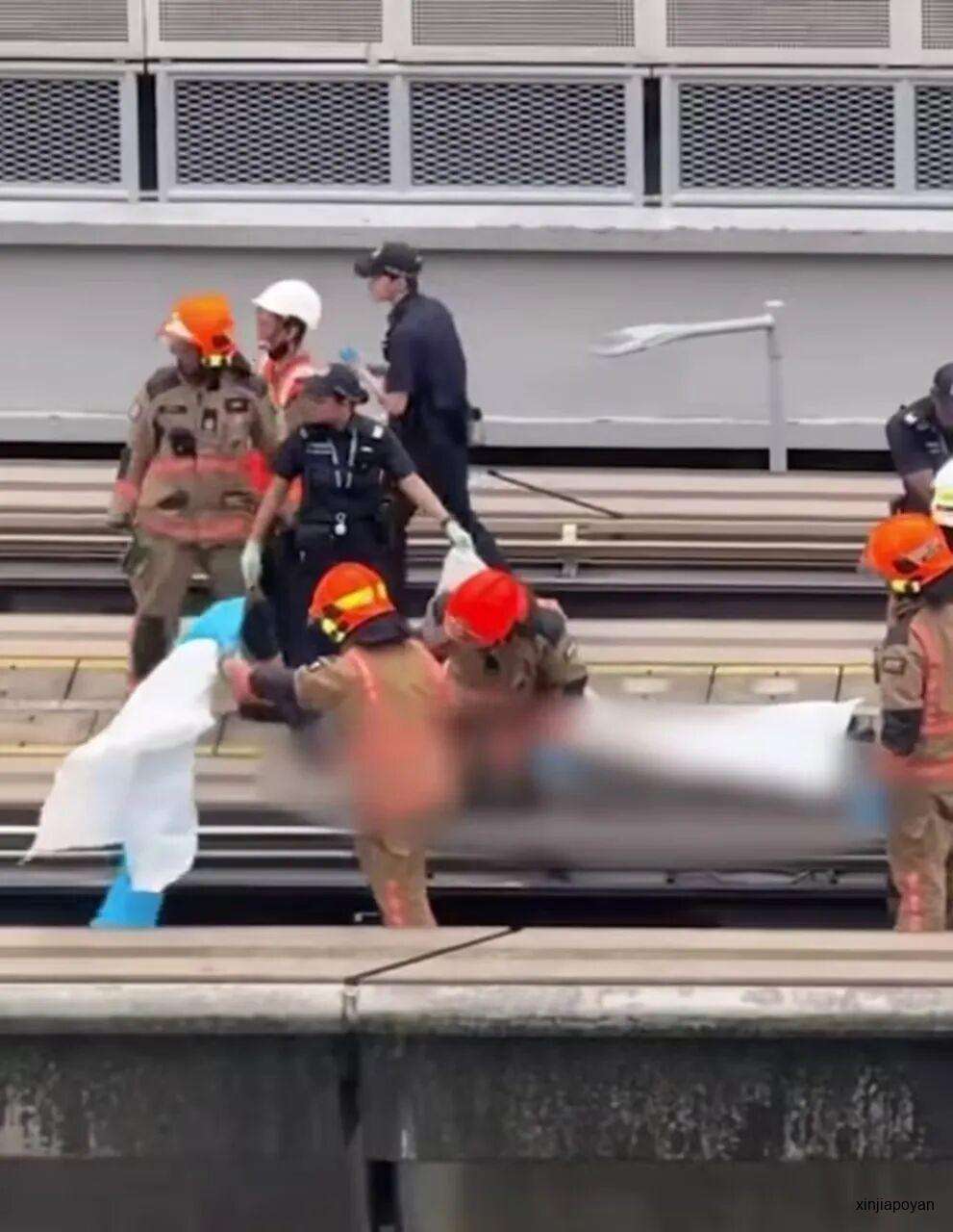 突发!武吉班让轻轨突发坠轨事故!68岁男子当场身亡,早高峰瘫痪5小时