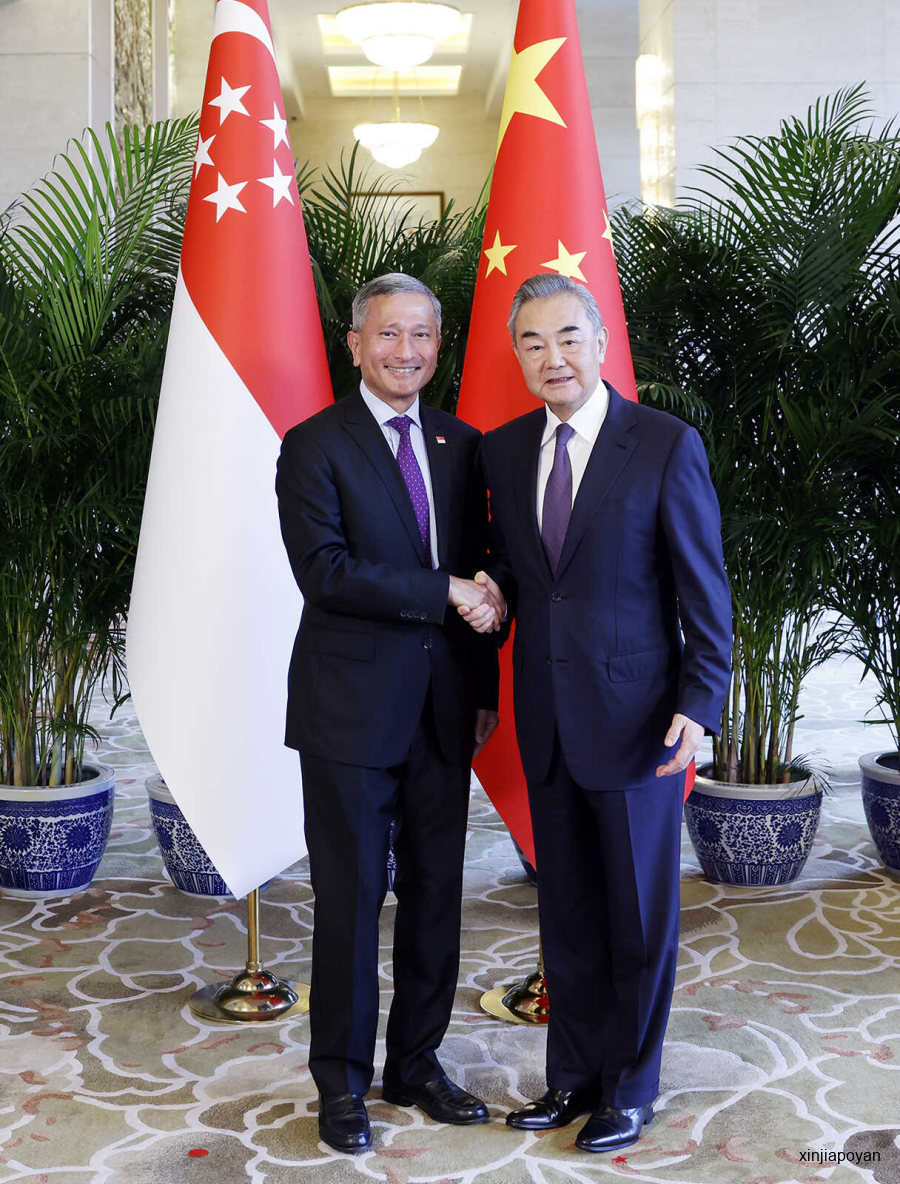 新加坡外交部长维文将访华