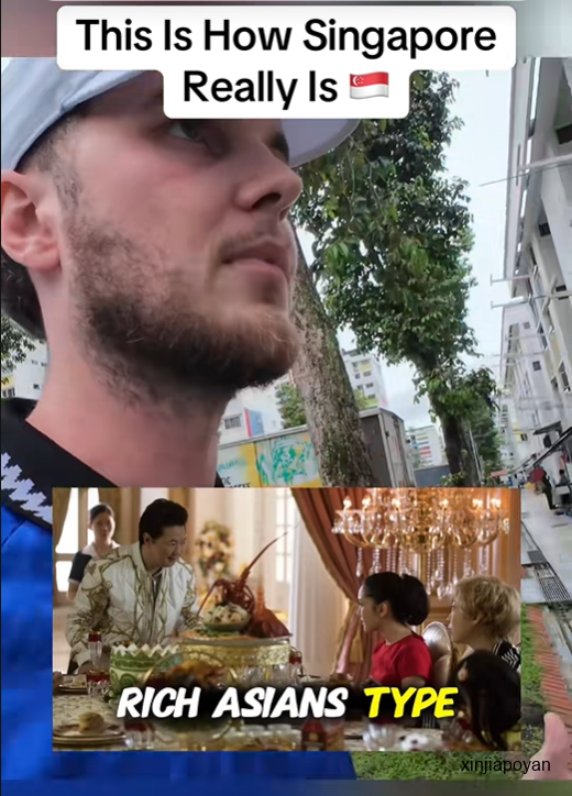 澳洲网红吐槽义顺组屋“脏乱差”,一句“这才是真实的新加坡”引爆全网