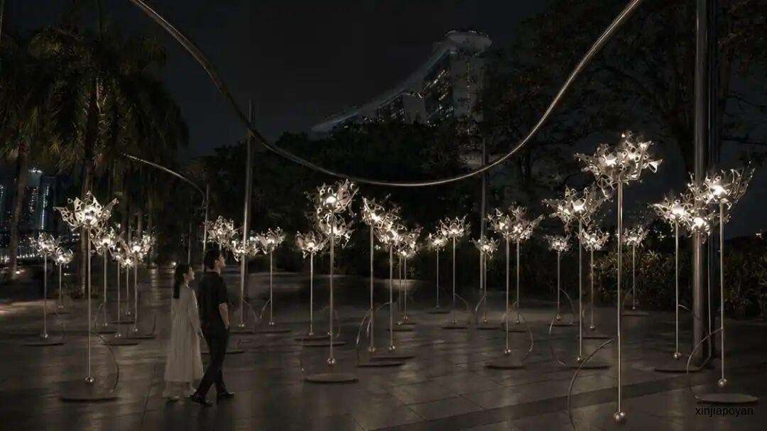新加坡夜景天花板!i Light灯光展回归,每一帧都是大片