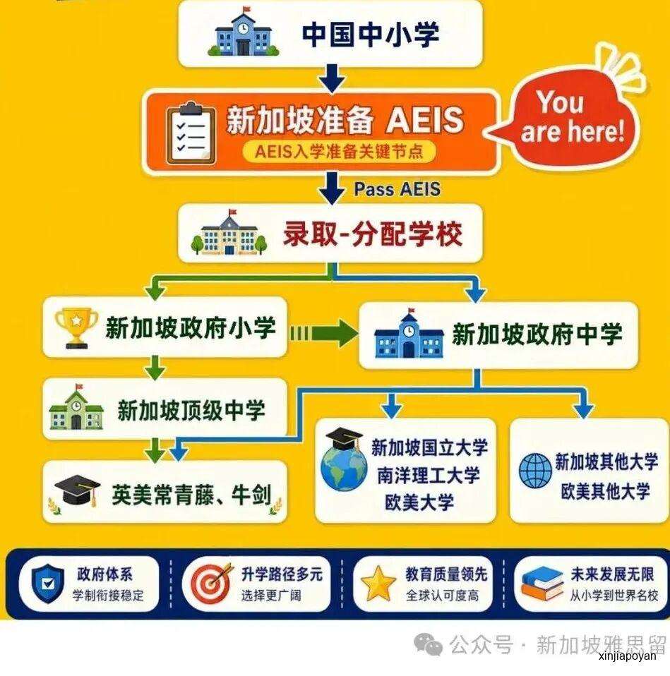 新加坡新移民家长必看！AEIS备考路径、PR移民规划一次讲透，快码住！