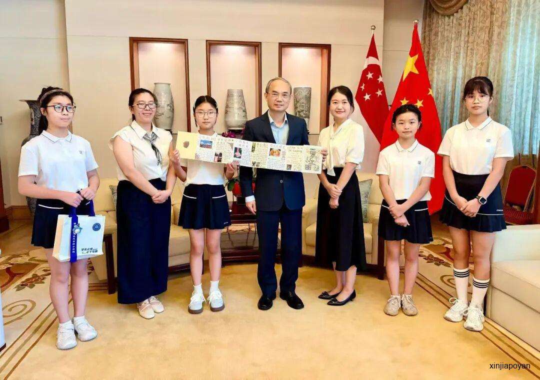 汶川地震受助小学师生,受邀赴新加坡开启国际游学之旅!还获中国驻新加坡大使接见
