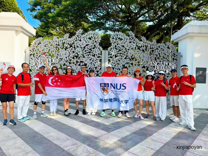 新加坡国庆日暴走植物园，被这抹红治愈了