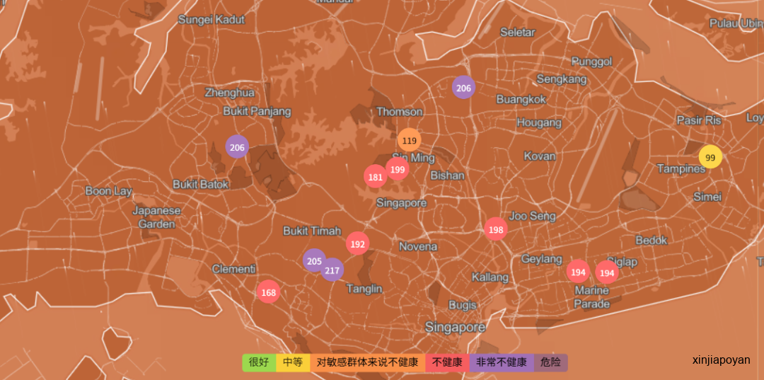 新加坡登上全球空气污染城市榜首!