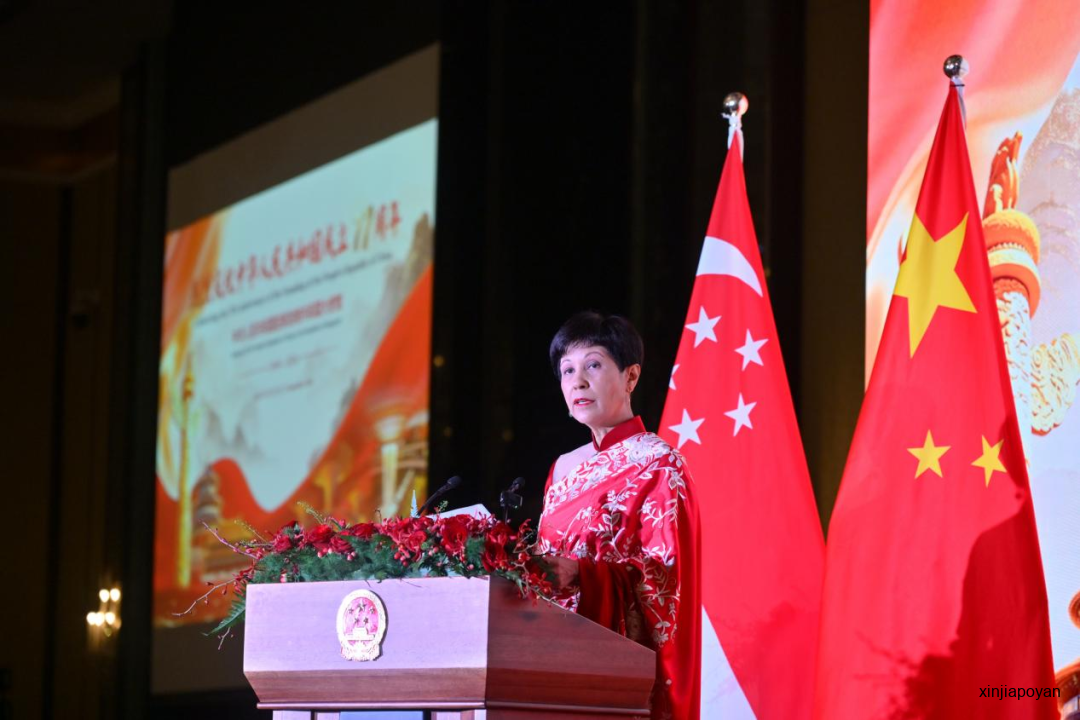 800人共庆中华人民共和国成立77周年,中国驻新使馆这场招待会亮点太多