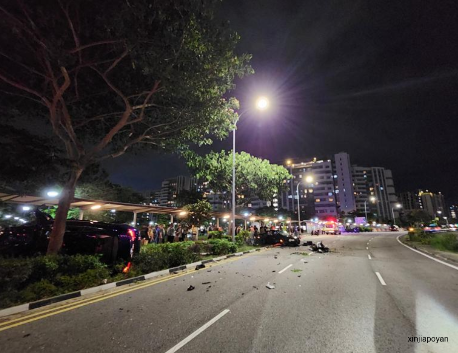 新加坡惨烈车祸致夫妻双亡，司机吊销驾照还开车！现场画面曝光...