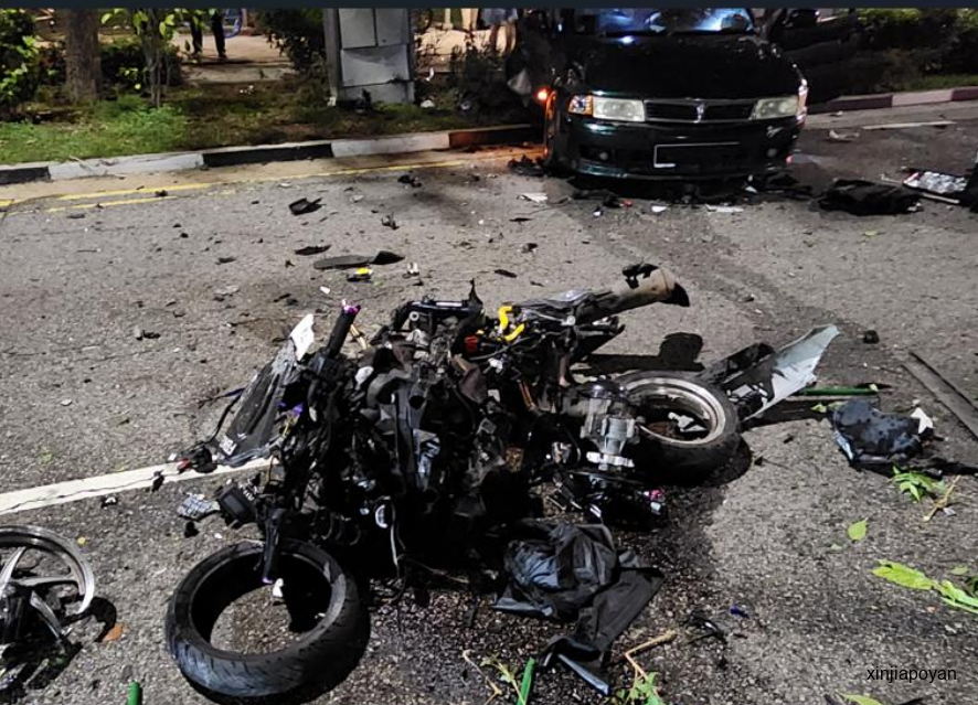 新加坡惨烈车祸致夫妻双亡，司机吊销驾照还开车！现场画面曝光...